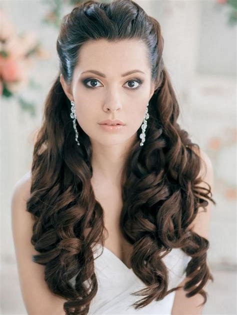 bridal hair front view